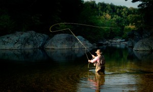 Maine, Just You, Hiding Fish, A Dusk Exercise In Fly Fishing. Casting, Enjoying Maine Fishing..Just One Recreational Option.