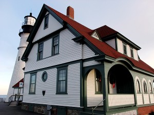 Portland Maine Head Light, This One Of Over 60 Maine Lighthouses