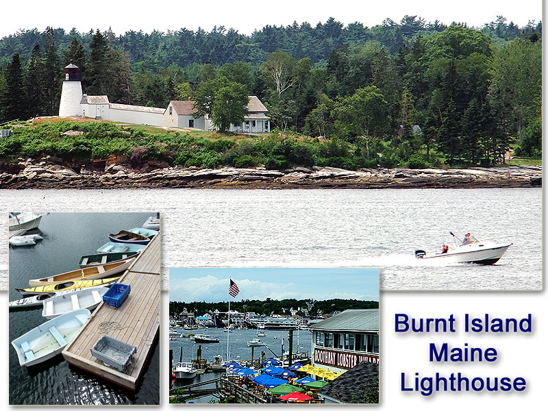 Maine's Burnt Island Lighthouse.