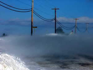 Maine Snowstorm Wind Drift