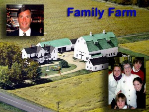 Maine Family Farm Aerial Photo