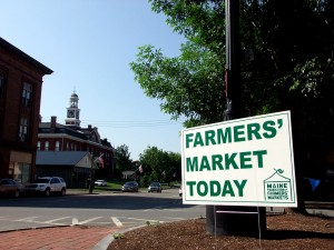 Maine Small Town Farmer's Market.