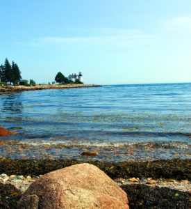 Maine Lighthouses Enhance The Sea Shore Experience.
