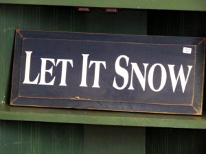 maine snow sign