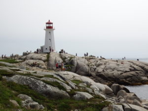 Peggy's Lighthouse Nova Scotia Canada.