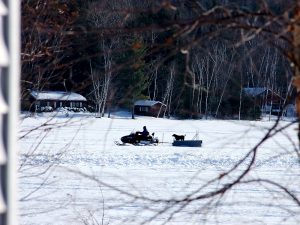 maine snowmobile tote sled
