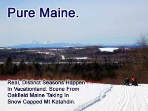 maine snow sledding katahdin
