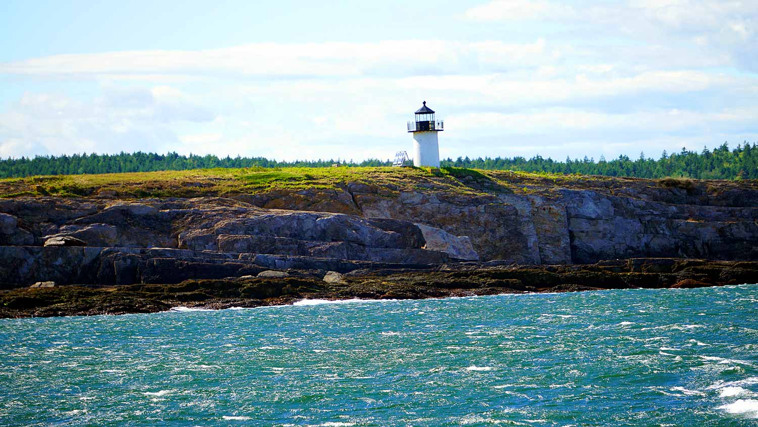 Pond Island Lighthouse In Maine