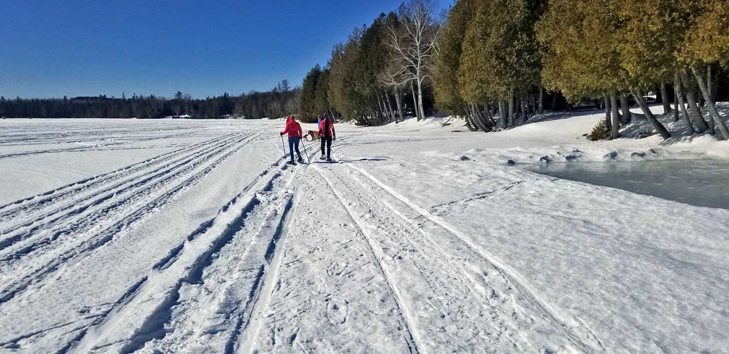 maine snowshoeing
