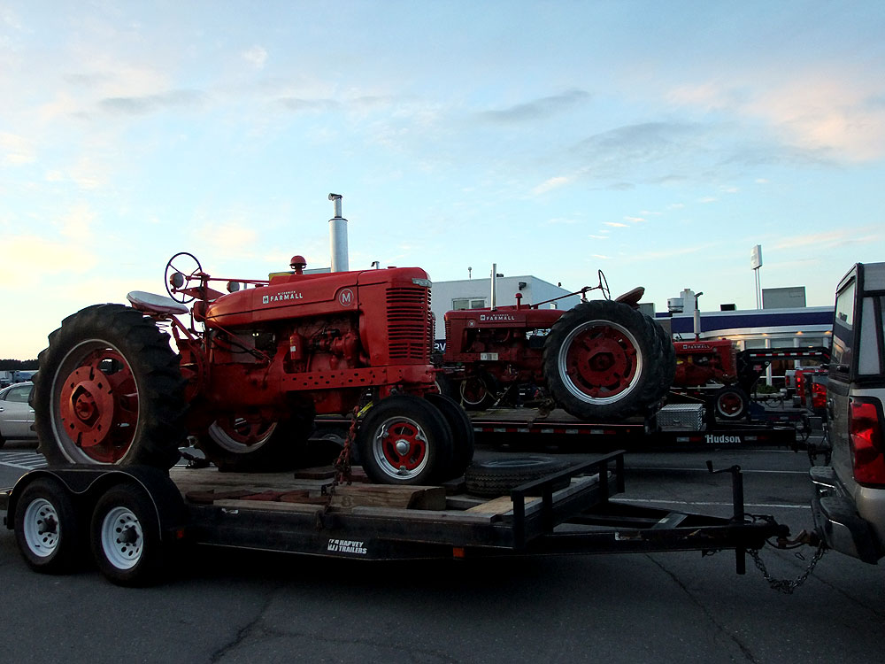 old farm tractors