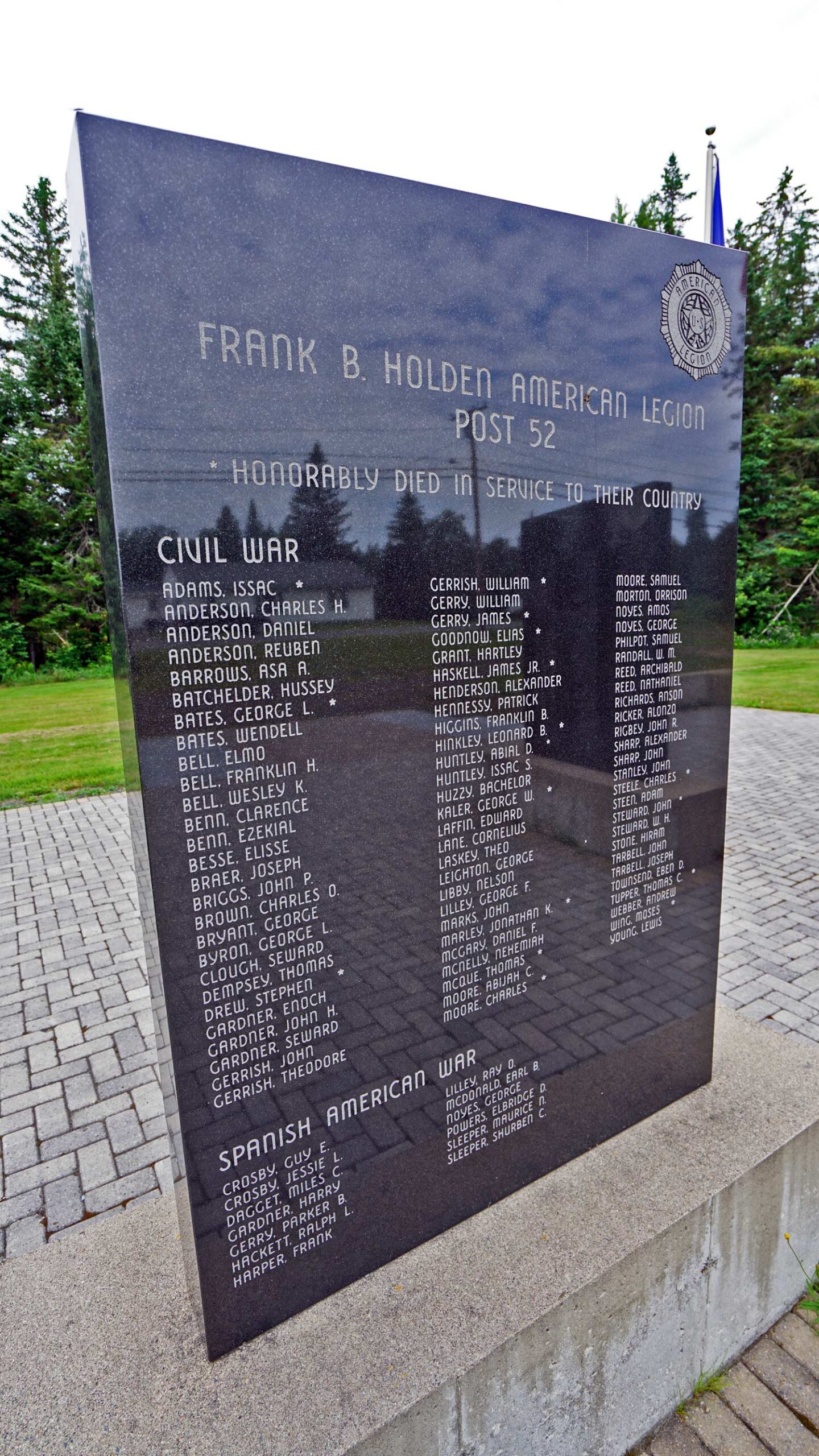maine veterans monuments