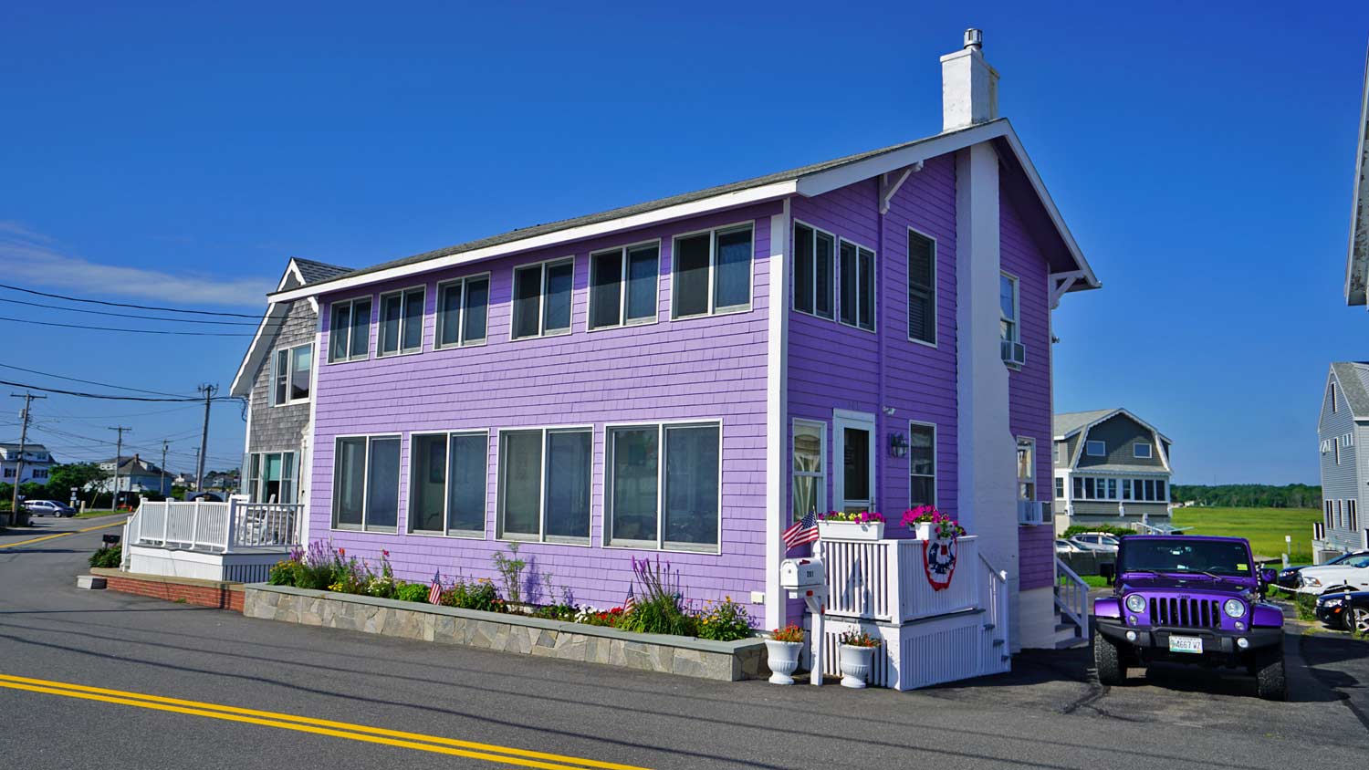 purple power beach home