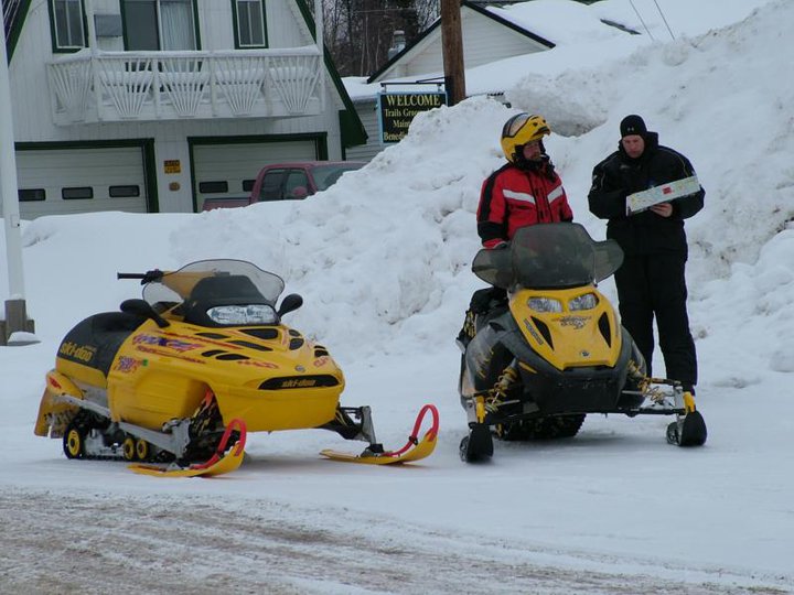 getting directions snow sledding