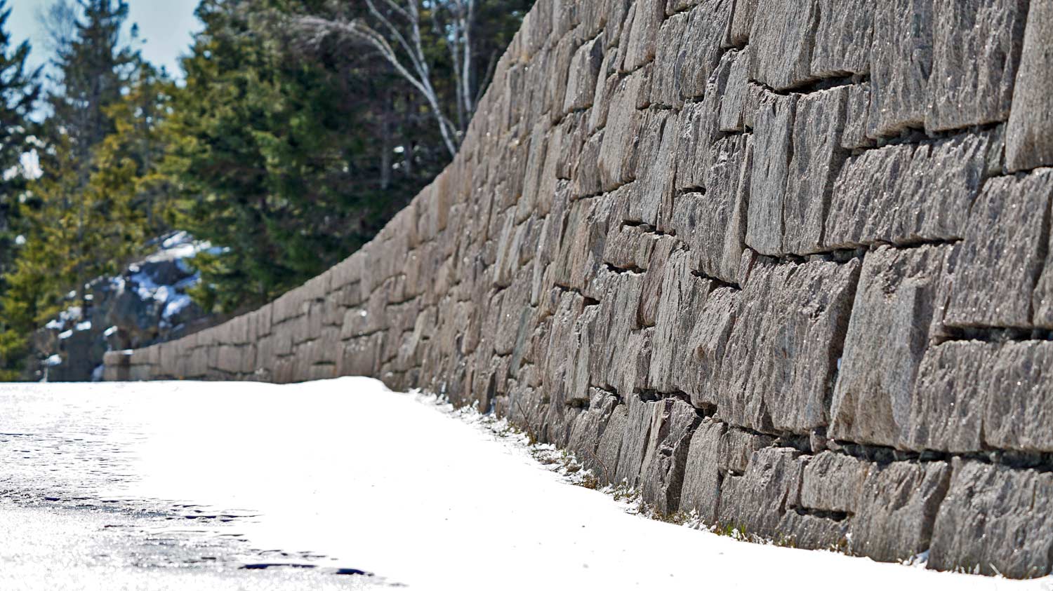 acadia stone work walls