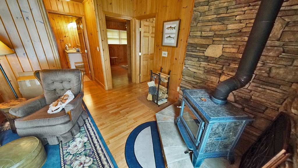 heating maine home with wood