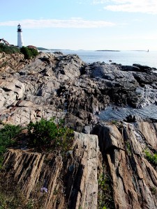 Maine Sea Coast Light House Photo