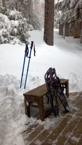 maine cross country ski snow shoe photo