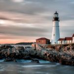 Good Day In Maine, Caught Four Lighthouses.