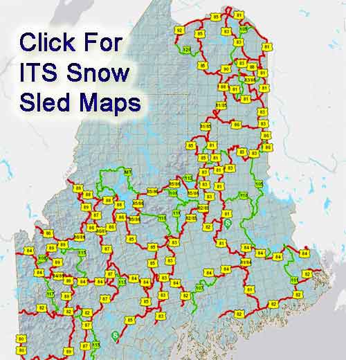 Snowmobiling, Snow Sledding In Maine Get Groomed Marked Trails Maps