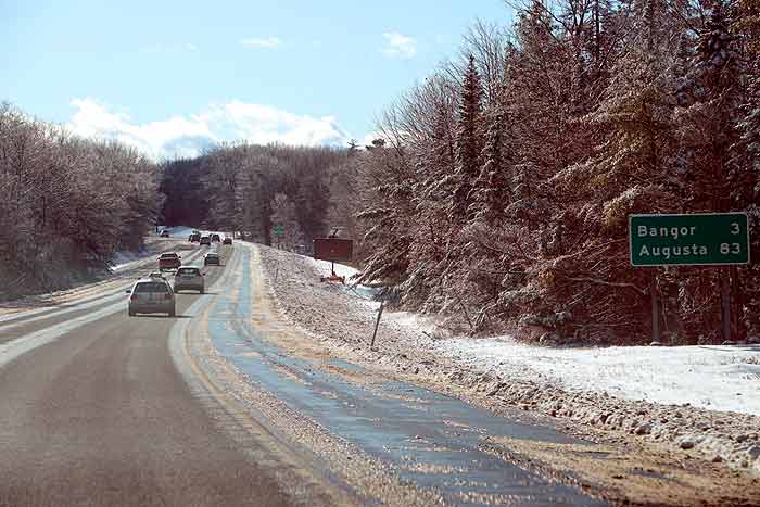 interstate 95 to bangor me