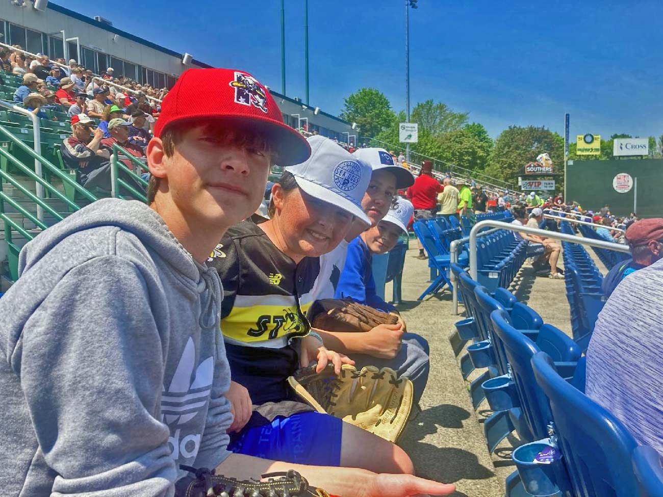 portland sea dogs game hadlock field