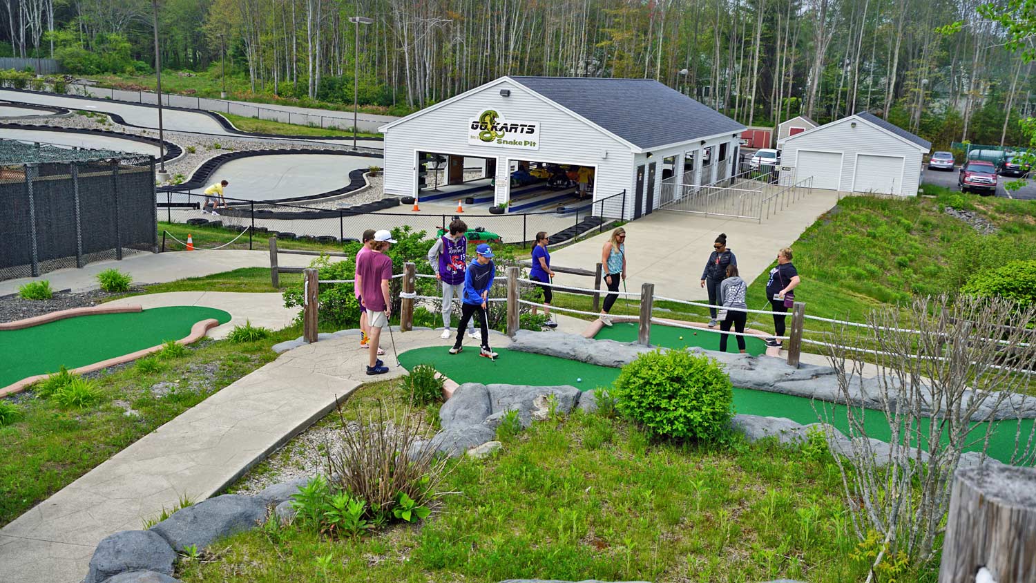 maine mini golf go carts