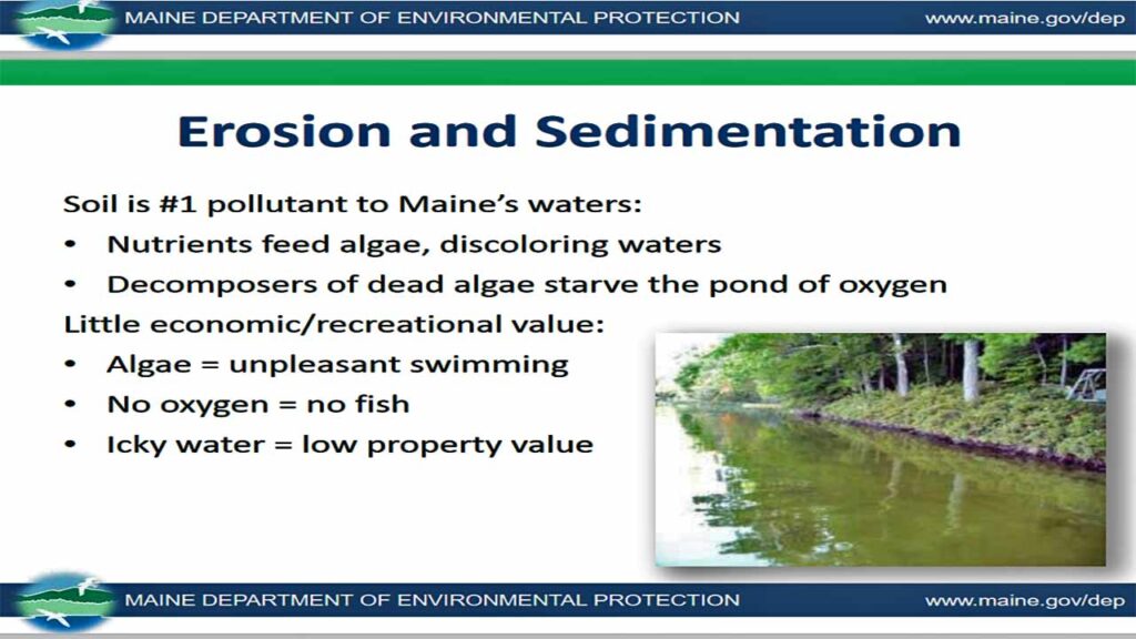 maine waterfront soil erosion protection
