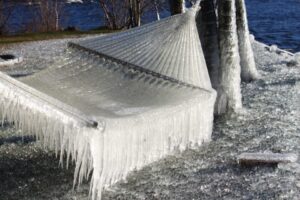 ice in maine winter