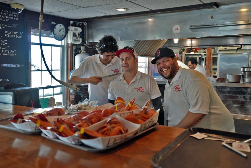 local tourist lobster diners