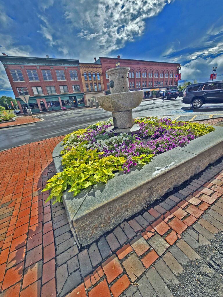 Houlton Maine's Market Square Water Fountain