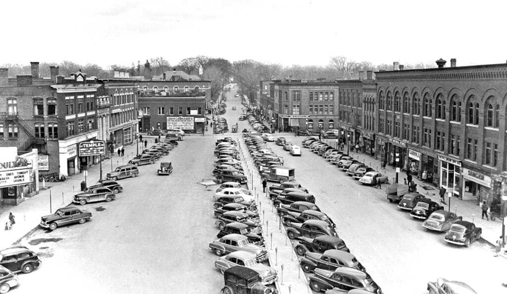 houlton maine market squared old photo