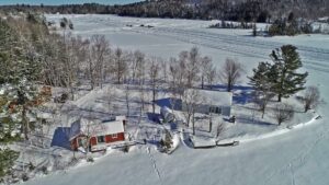 year round on a maine lake