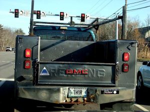 check out stickers license plate
